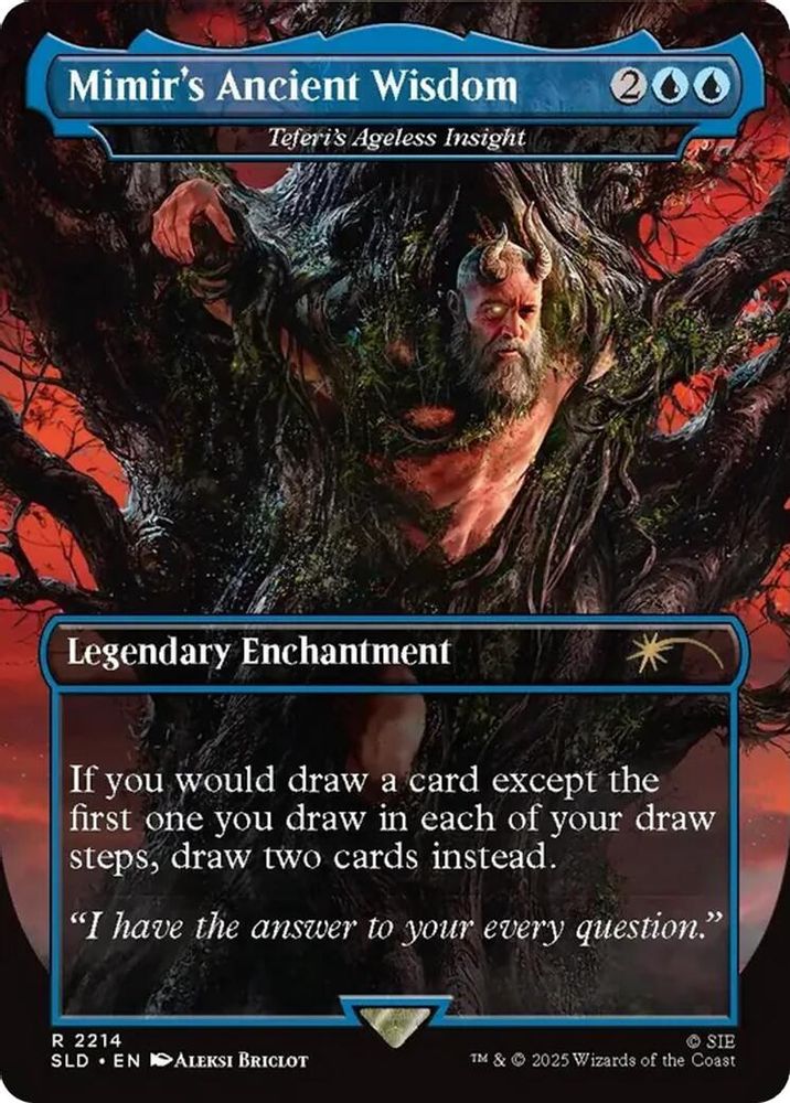 Mimir's Ancient Wisdom - Teferi's Ageless Insight · 2214 · Secret Lair Drop Series · Non-foil