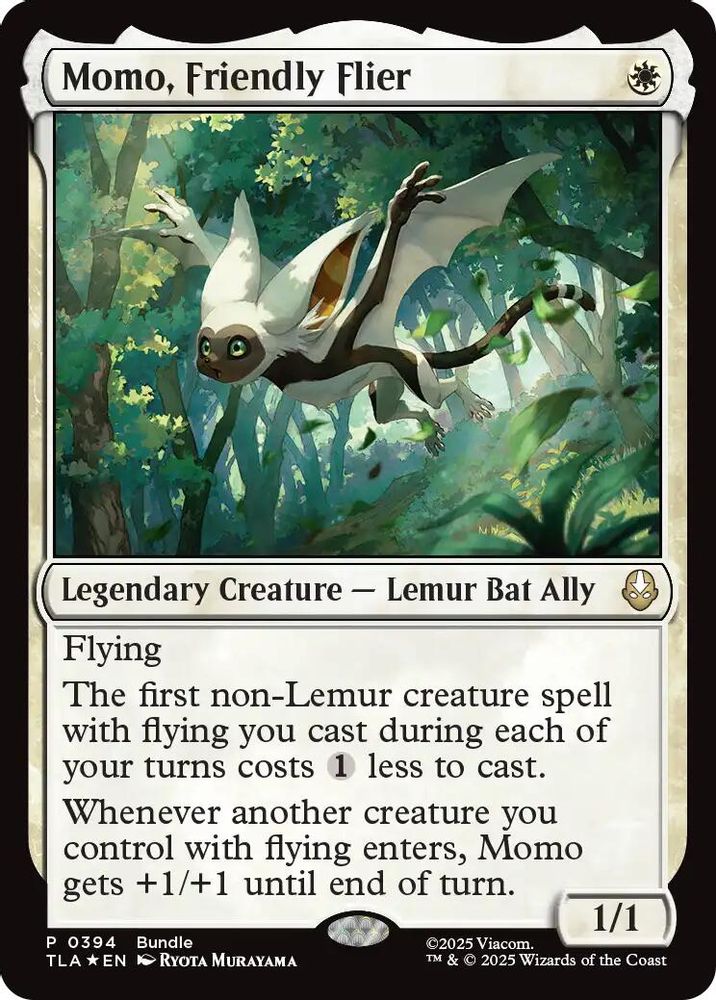 Momo, Friendly Flier · 394 · Unique and Miscellaneous Promos · Foil