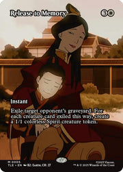 Release to Memory (Borderless) · 5 · Avatar: The Last Airbender: Eternal-Legal · Non-foil