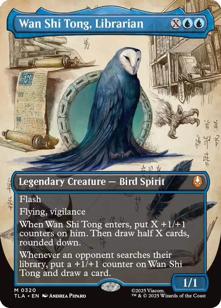 Wan Shi Tong, Librarian (Borderless) · 320 · Avatar: The Last Airbender · Non-foil