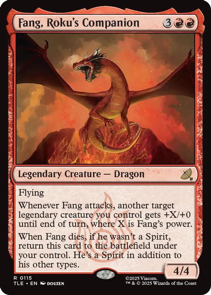 Fang, Roku's Companion · 115 · Avatar: The Last Airbender: Eternal-Legal · Non-foil