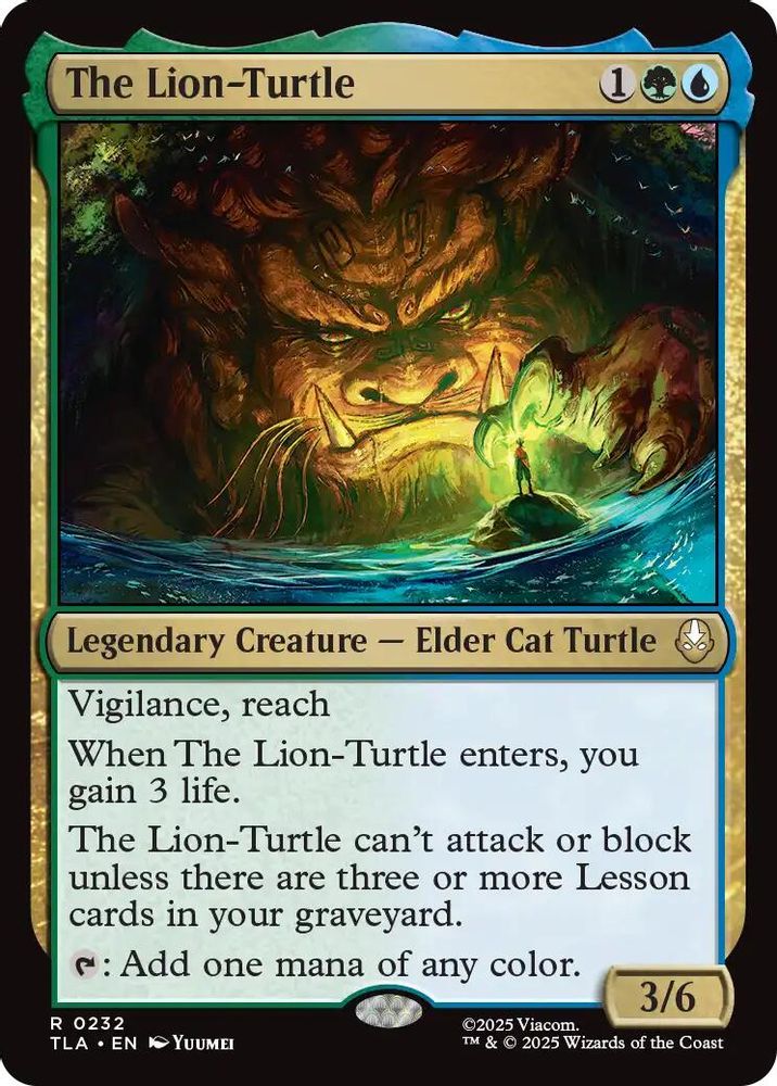 The Lion-Turtle · 232 · Avatar: The Last Airbender · Foil