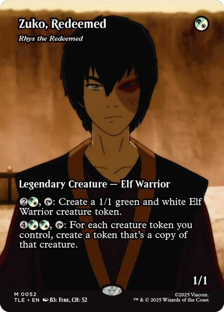 Zuko, Redeemed - Rhys the Redeemed (Borderless) · 52 · Avatar: The Last Airbender: Eternal-Legal · Foil