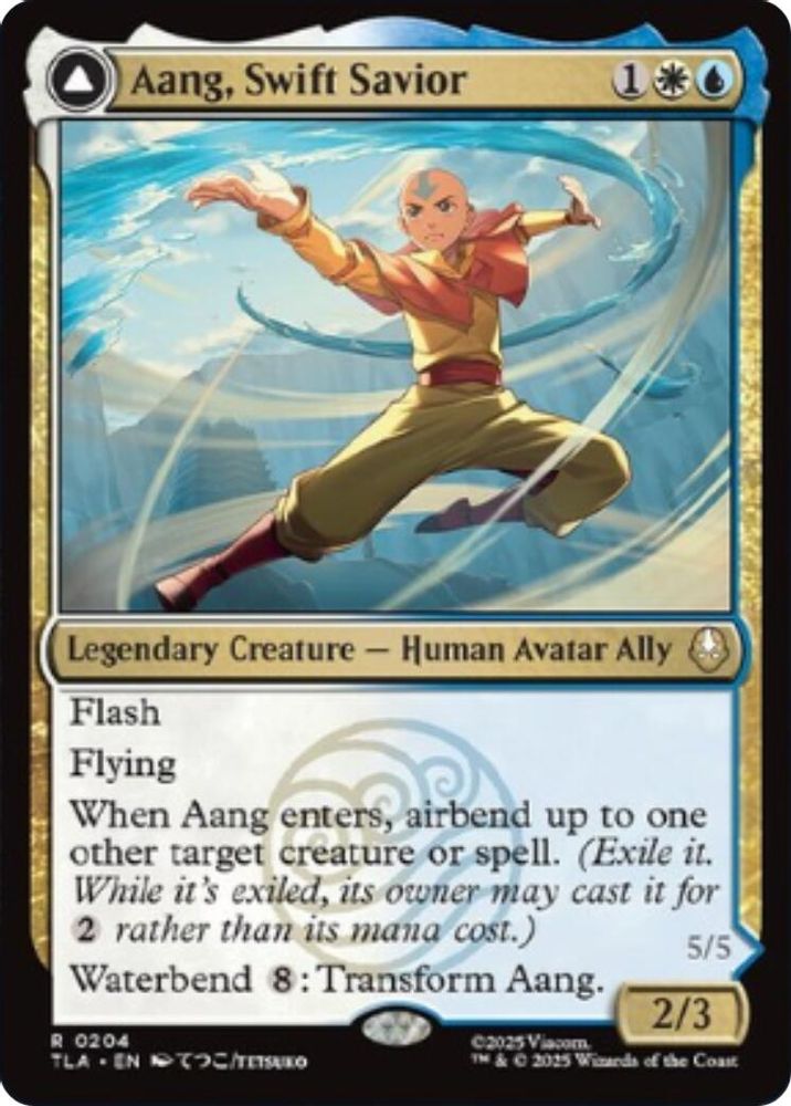 Aang, Swift Savior · 204 · Avatar: The Last Airbender · Foil