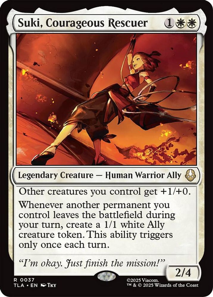 Suki, Courageous Rescuer · 37 · Avatar: The Last Airbender · Foil