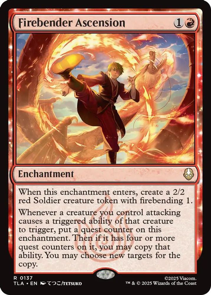 Firebender Ascension · 137 · Avatar: The Last Airbender · Non-foil