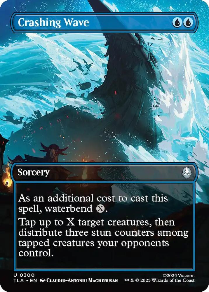 Crashing Wave (Borderless) · 300 · Avatar: The Last Airbender · Foil