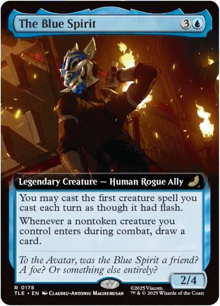 The Blue Spirit (Extended Art) · 178 · Avatar: The Last Airbender: Eternal-Legal · Foil