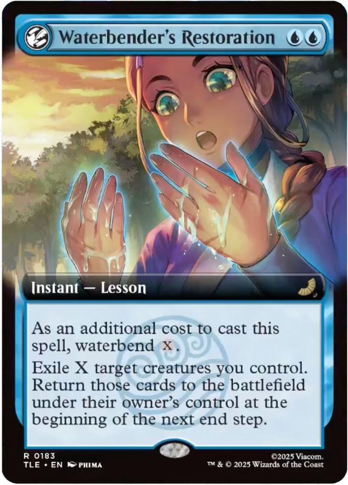 Waterbender's Restoration (Extended Art) · 183 · Avatar: The Last Airbender: Eternal-Legal · Foil