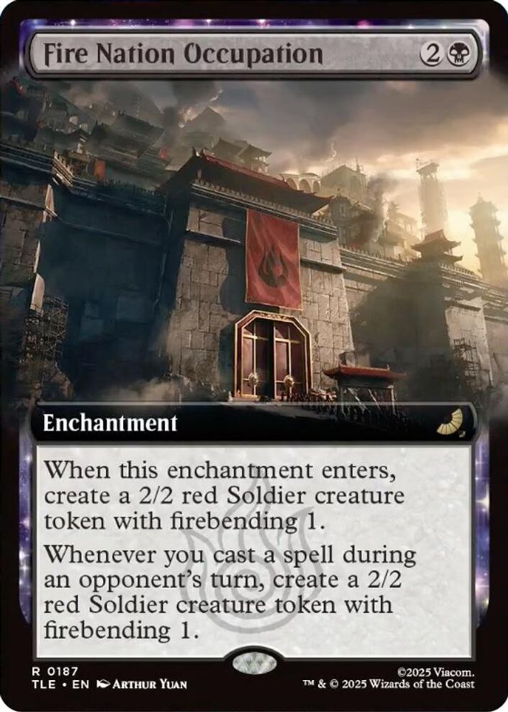 Fire Nation Occupation (Extended Art) · 187 · Avatar: The Last Airbender: Eternal-Legal · Foil