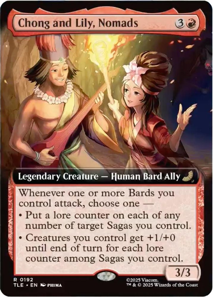 Chong and Lily, Nomads (Extended Art) · 192 · Avatar: The Last Airbender: Eternal-Legal · Foil