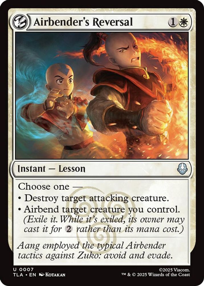 Airbender's Reversal · 7 · Avatar: The Last Airbender · Non-foil