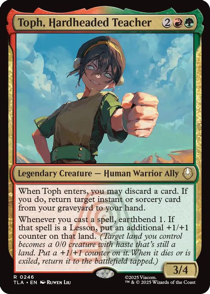Toph, Hardheaded Teacher · 246 · Avatar: The Last Airbender · Foil
