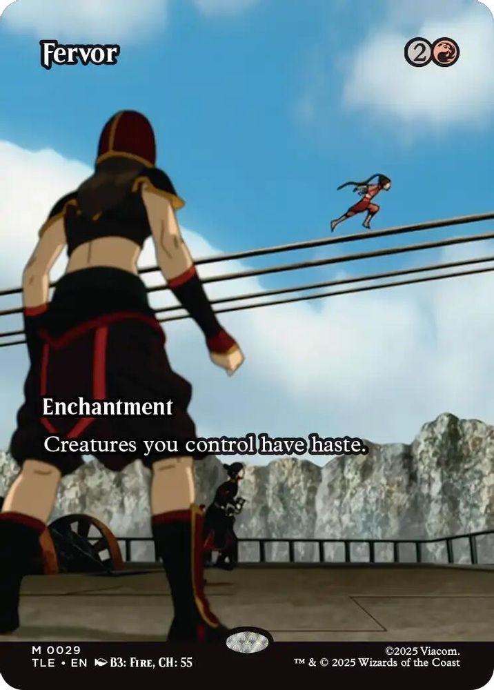 Fervor (Borderless) · 29 · Avatar: The Last Airbender: Eternal-Legal · Foil
