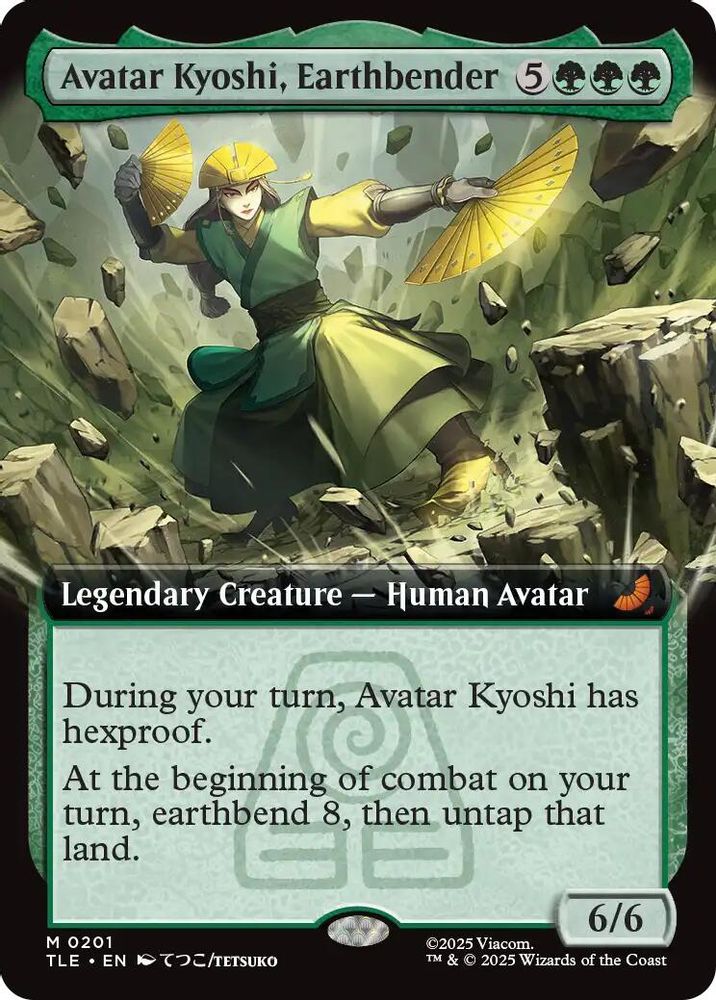 Avatar Kyoshi, Earthbender (Extended Art) · 201 · Avatar: The Last Airbender: Eternal-Legal · Foil