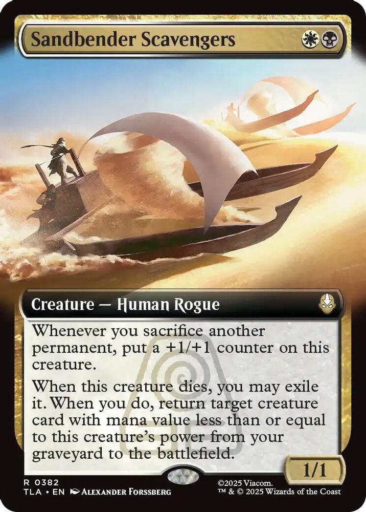 Sandbender Scavengers (Extended Art) · 382 · Avatar: The Last Airbender · Foil