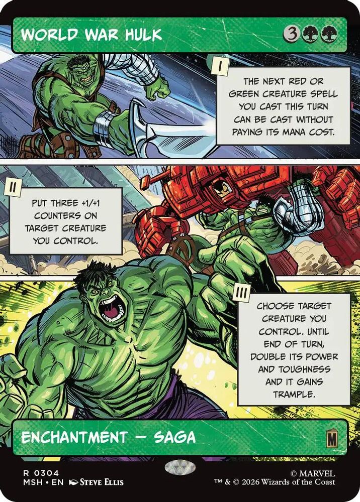 World War Hulk (Borderless) · 304 · Marvel Super Heroes · Non-foil