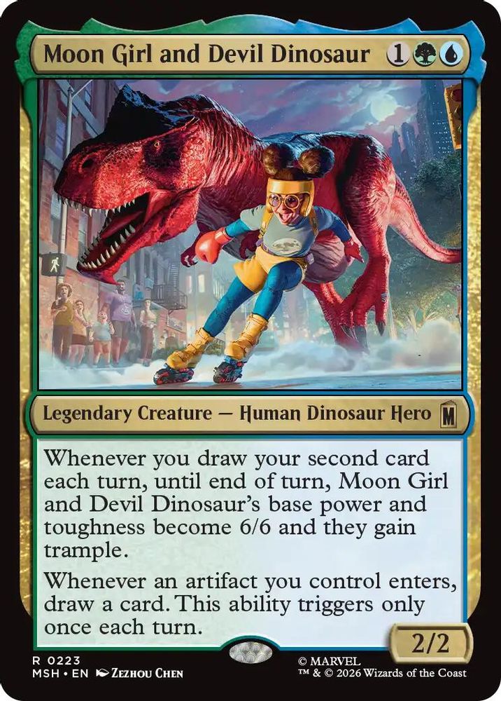Moon Girl and Devil Dinosaur · 223 · Marvel Super Heroes · Foil