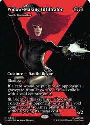 Widow-Making Infiltrator - Dauthi Voidwalker (Borderless) · 63 · Marvel Universe Eternal-Legal · Non-foil