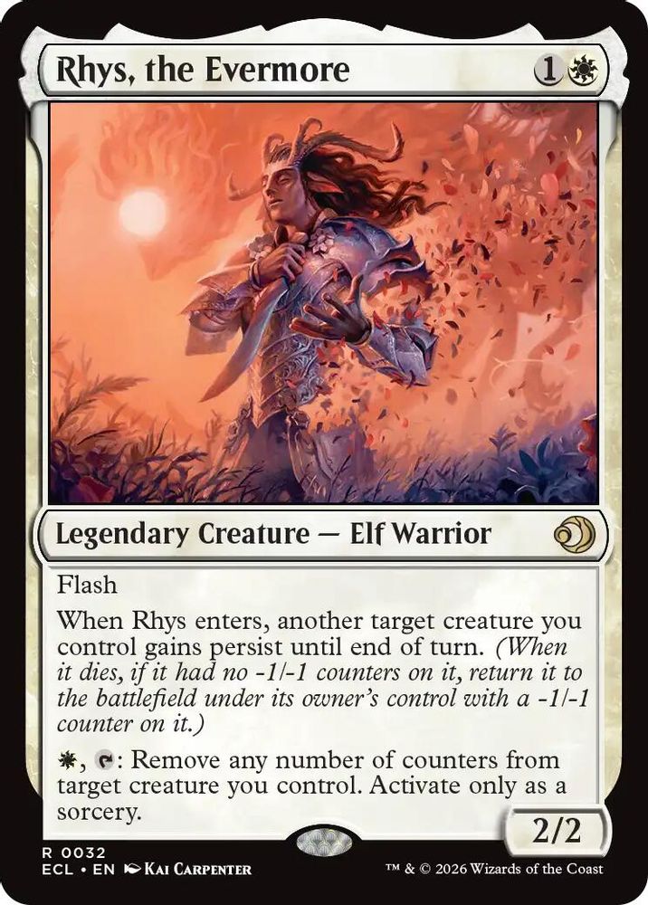 Rhys, the Evermore · 32 · Lorwyn Eclipsed · Non-foil