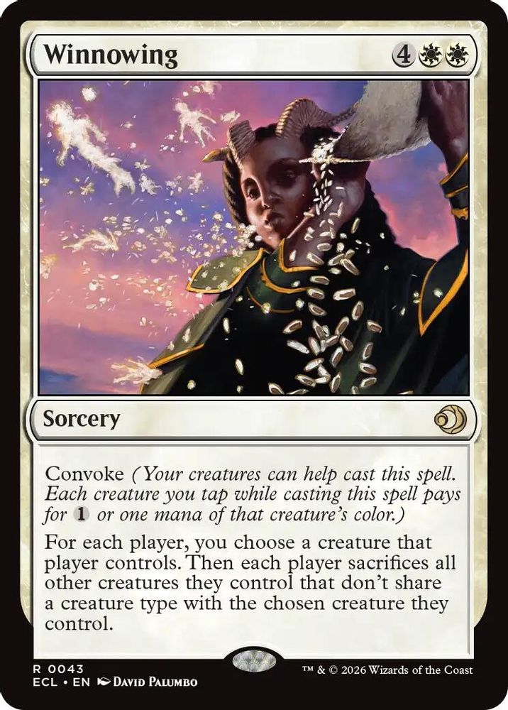Winnowing · 43 · Lorwyn Eclipsed · Non-foil