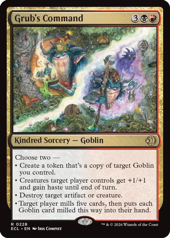 Grub's Command · 228 · Lorwyn Eclipsed · Non-foil