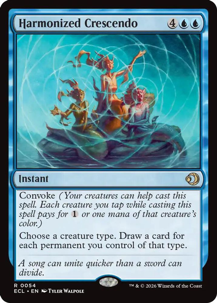 Harmonized Crescendo · 54 · Lorwyn Eclipsed · Non-foil
