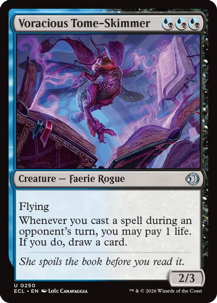 Voracious Tome-Skimmer · 250 · Lorwyn Eclipsed · Non-foil