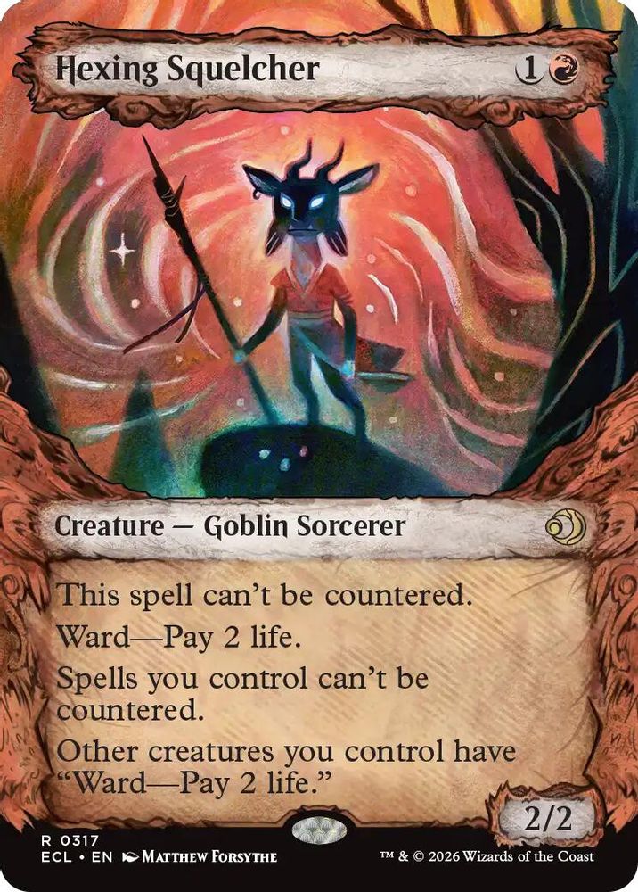 Hexing Squelcher (Showcase) · 317 · Lorwyn Eclipsed · Non-foil