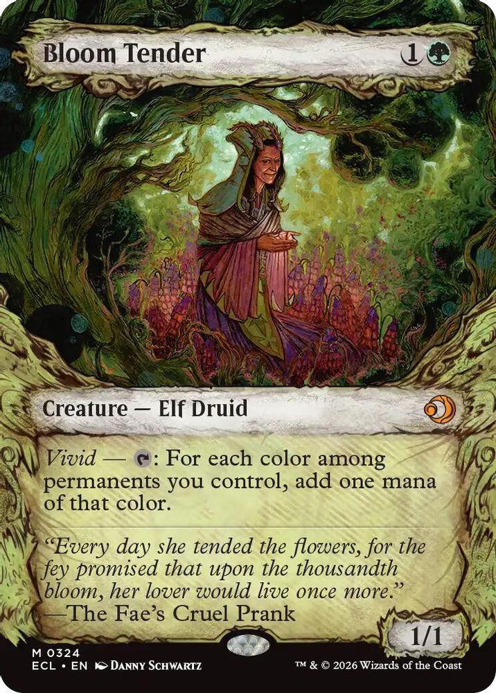 Bloom Tender (0324) (Showcase) · 324 · Lorwyn Eclipsed · Foil