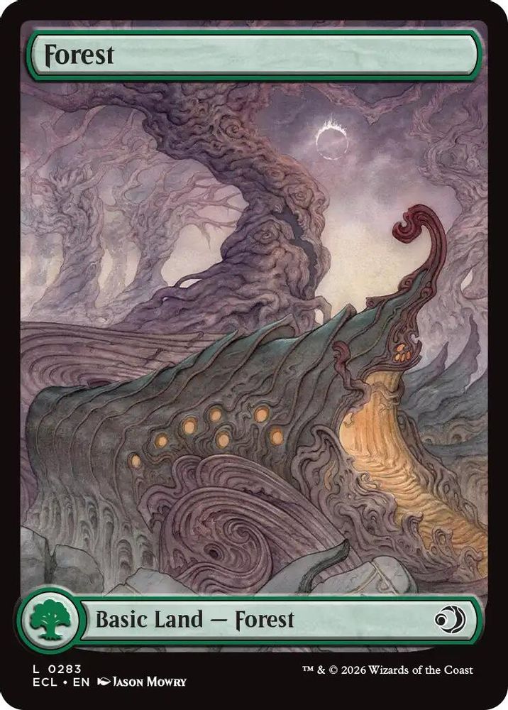 Forest (0283) · 283 · Lorwyn Eclipsed · Non-foil