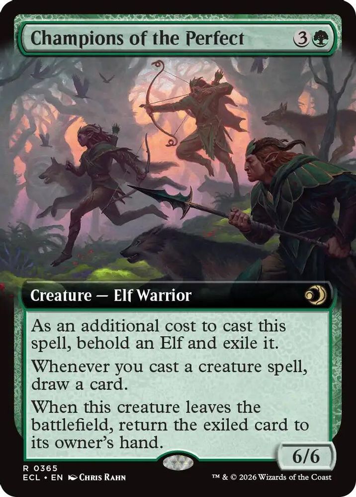 Champions of the Perfect (Extended Art) · 365 · Lorwyn Eclipsed · Non-foil