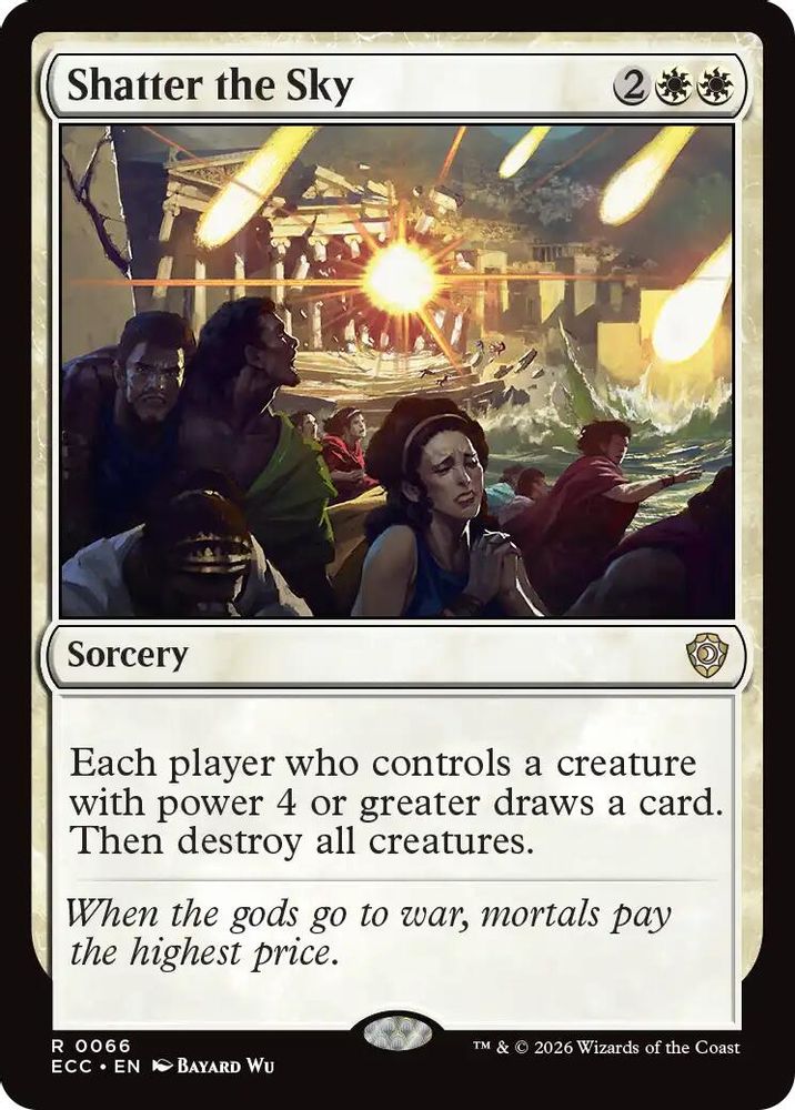 Shatter the Sky · 66 · Commander: Lorwyn Eclipsed · Non-foil