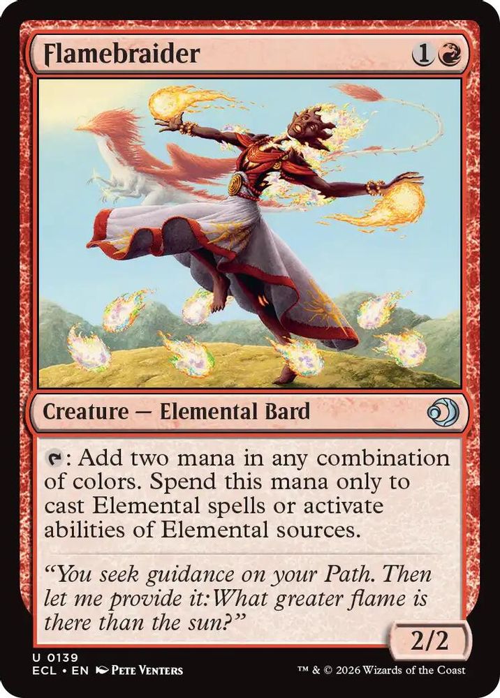 Flamebraider · 139 · Lorwyn Eclipsed · Non-foil