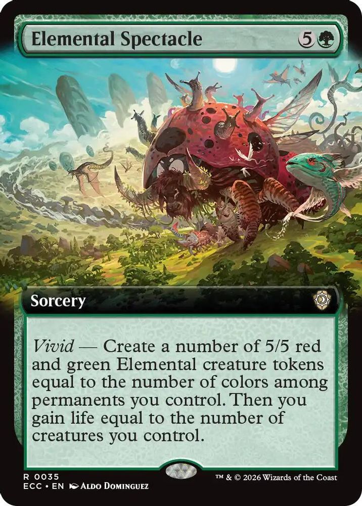 Elemental Spectacle (Extended Art) · 35 · ECC · Non-foil