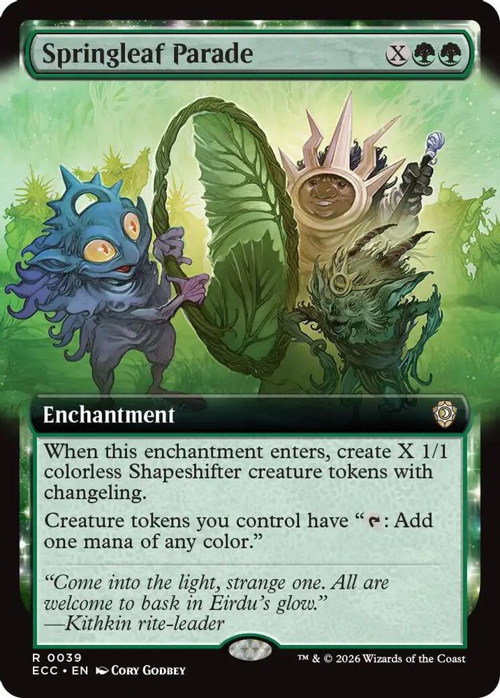 Springleaf Parade (Extended Art) · 39 · ECC · Non-foil