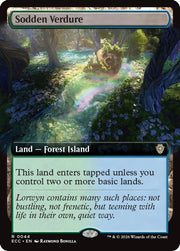 Sodden Verdure (Extended Art) · 44 · Commander: Lorwyn Eclipsed · Non-foil
