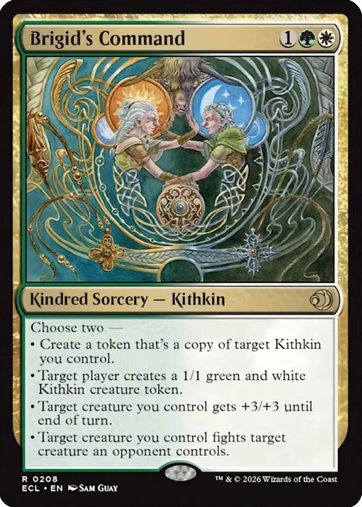 Brigid's Command · 208 · Lorwyn Eclipsed · Non-foil