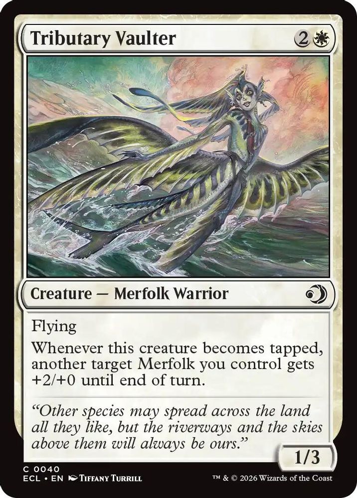 Tributary Vaulter · 40 · Lorwyn Eclipsed · Foil