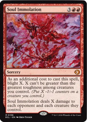 Soul Immolation · 156 · Lorwyn Eclipsed · Non-foil