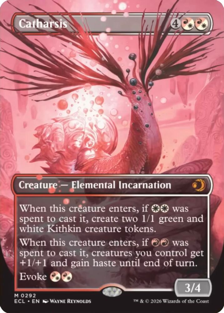 Catharsis (Borderless) · 292 · Lorwyn Eclipsed · Non-foil