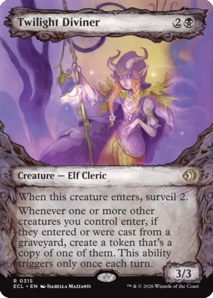 Twilight Diviner (Showcase) · 315 · Lorwyn Eclipsed · Non-foil