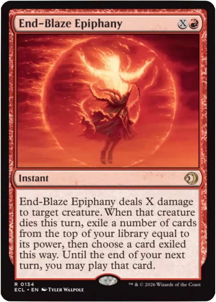 End-Blaze Epiphany · 134 · Lorwyn Eclipsed · Non-foil