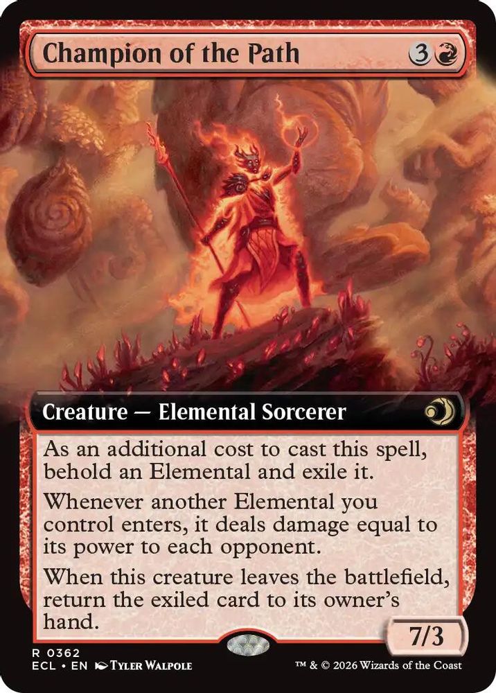 Champion of the Path (Extended Art) · 362 · Lorwyn Eclipsed · Non-foil