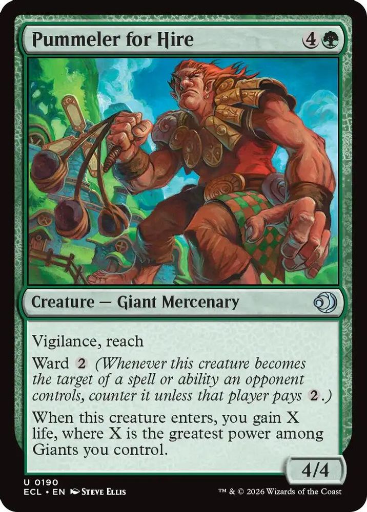 Pummeler for Hire · 190 · Lorwyn Eclipsed · Non-foil