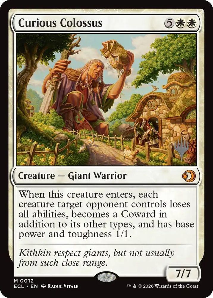 Curious Colossus · 12 · PECL · Non-foil