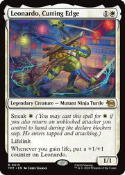 Leonardo, Cutting Edge · 15 · Teenage Mutant Ninja Turtles · Foil