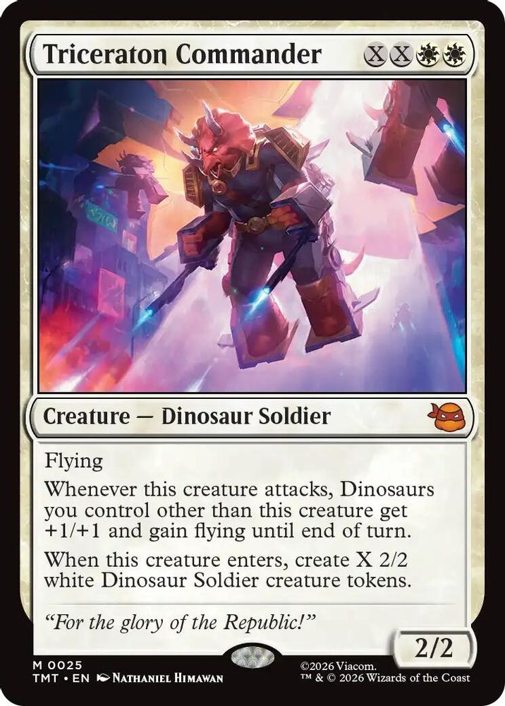 Triceraton Commander · 25 · TMT · Non-foil