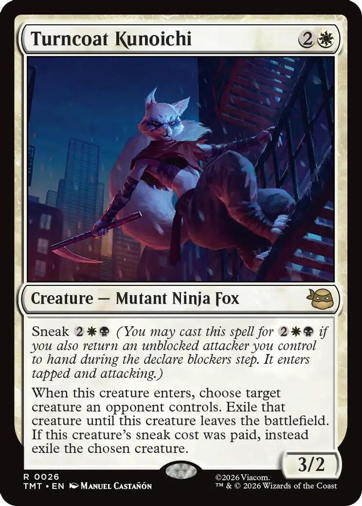 Turncoat Kunoichi · 26 · Teenage Mutant Ninja Turtles · Non-foil