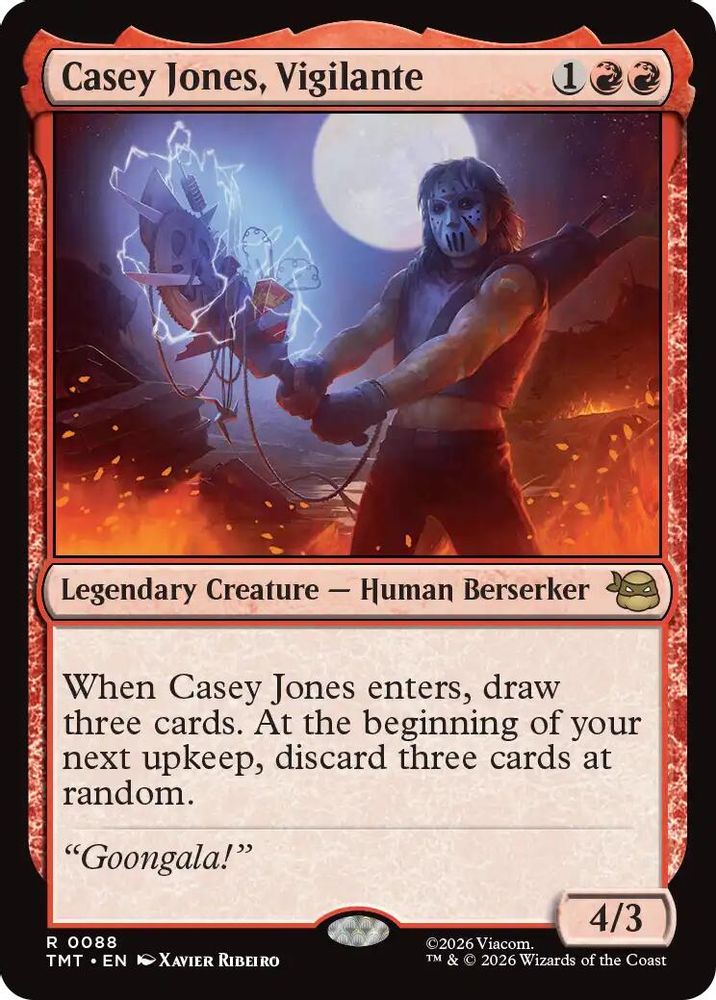Casey Jones, Vigilante · 88 · Teenage Mutant Ninja Turtles · Non-foil